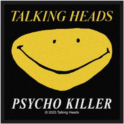 Picture of Talking Heads Woven Patch: Psycho Killer (Standard)