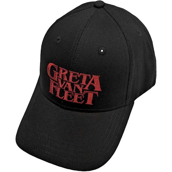 Picture of Greta Van Fleet Unisex Baseball Cap: Red Logo  