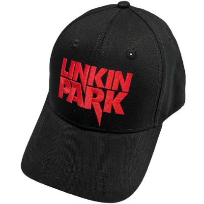 Picture of Linkin Park Unisex Baseball Cap: Red Logo  