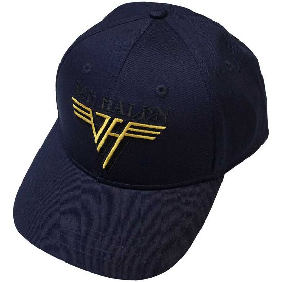 Picture of Van Halen Unisex Baseball Cap: Text & Yellow Logo  