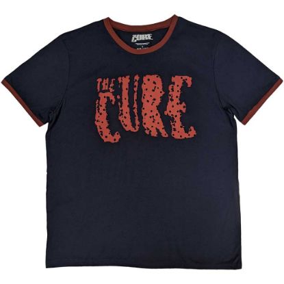 Picture of The Cure Unisex Ringer T-Shirt: Logo