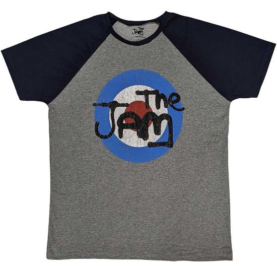 Picture of The Jam Unisex Raglan T-Shirt: Vintage Logo