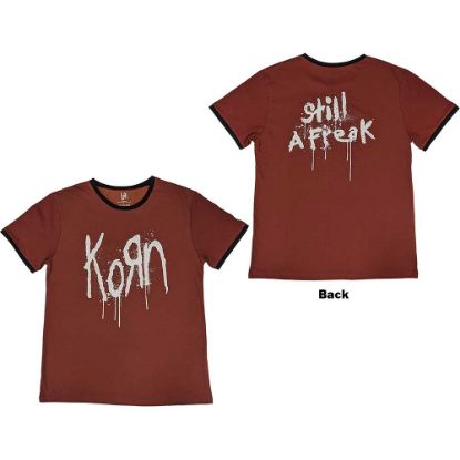 Picture of Korn Unisex Ringer T-Shirt: Logo Back Print