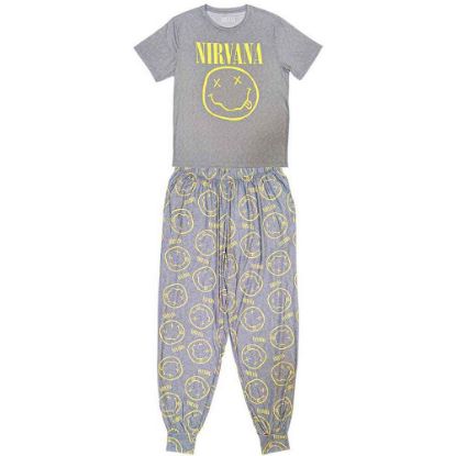 Picture of Nirvana Unisex Pyjamas: Yellow Smile (X-Small)