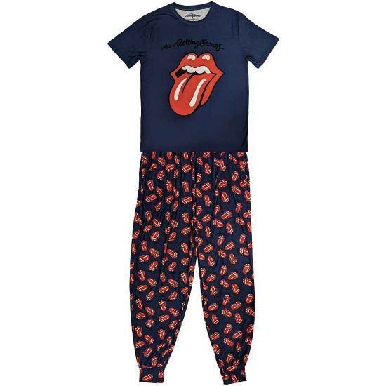 Picture of The Rolling Stones Unisex Pyjamas: Classic Tongue