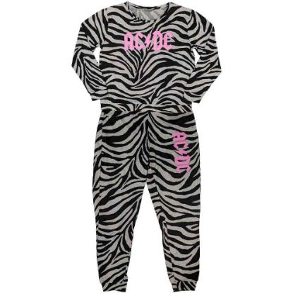 Picture of AC/DC Ladies Pyjamas: Logo (X-Small)