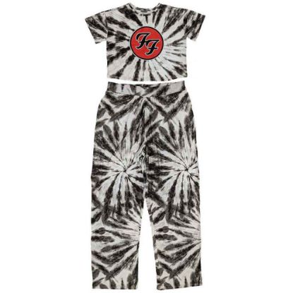 Picture of Foo Fighters Ladies Pyjamas: FF Logo (X-Small)