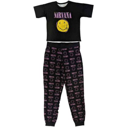 Picture of Nirvana Ladies Pyjamas: Xerox Smile Pink