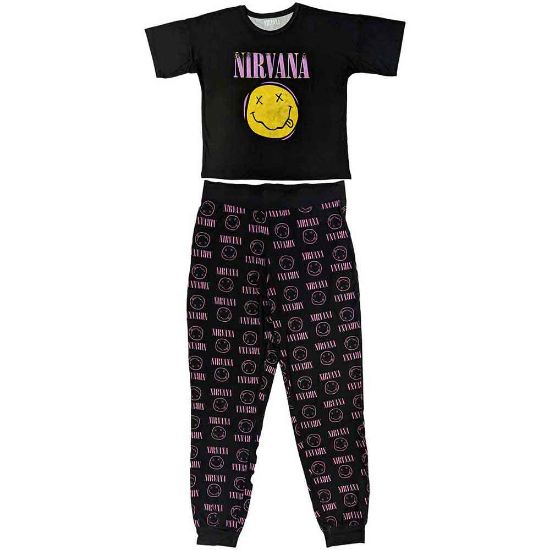 Picture of Nirvana Ladies Pyjamas: Xerox Smile Pink