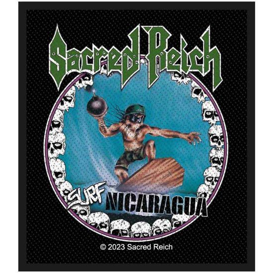 Picture of Sacred Reich Woven Patch: Surf Nicaragua (Standard)