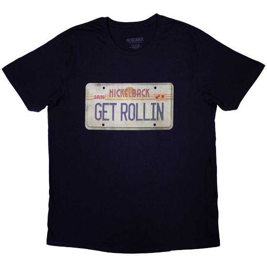 Picture of Nickelback Unisex T-Shirt: License Plate