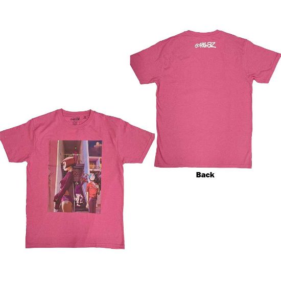Picture of Gorillaz Unisex T-Shirt: The Static Channel Back Print