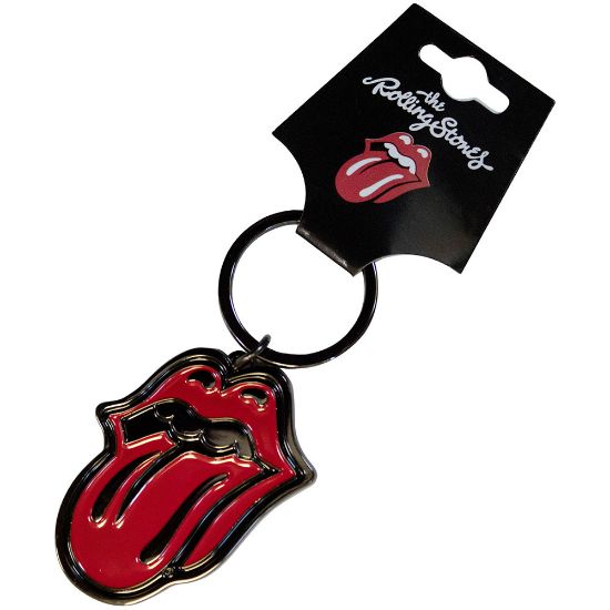 Picture of The Rolling Stones Keychain: Classic Tongue Black