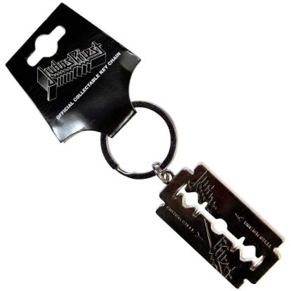 Picture of Judas Priest Keychain: British Steel Razor Blade