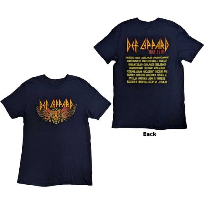 Picture of Def Leppard Unisex T-Shirt: Rock Of Ages Tour 2019 Ex-Tour Back Print