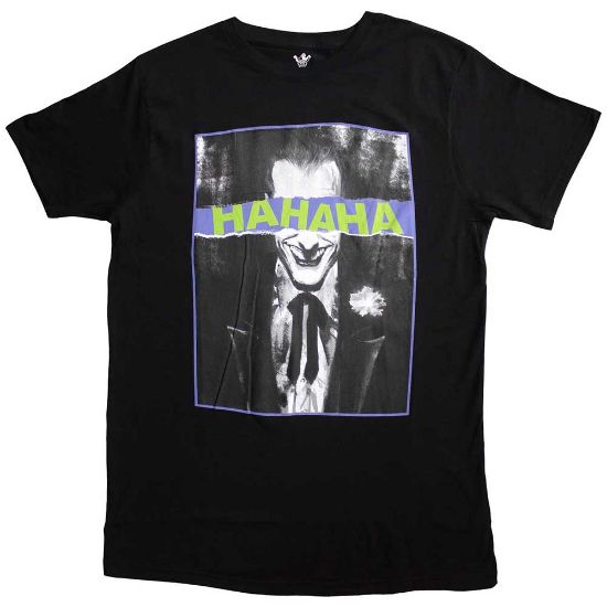 Picture of DC Comics Unisex T-Shirt: Joker Hahaha Eyes