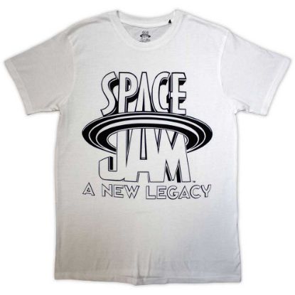 Picture of Space Jam  Unisex T-Shirt: Space Jam 2 B&W Logo