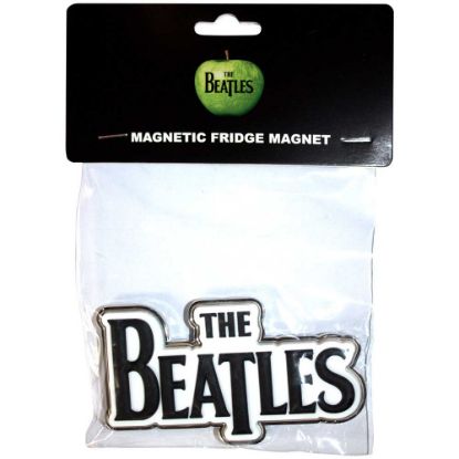 Picture of The Beatles Fridge Magnet: Black Drop T Logo