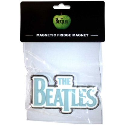 Picture of The Beatles Fridge Magnet: Sky Blue Drop T Logo