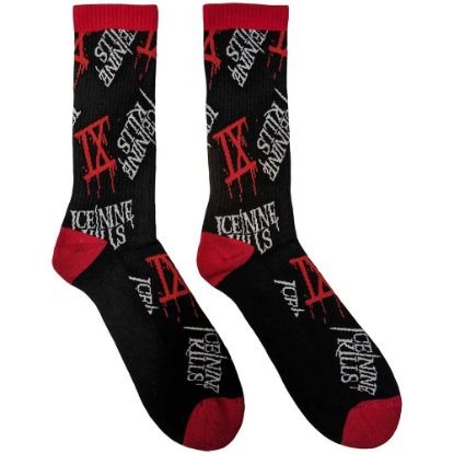 Picture of Ice Nine Kills Unisex Ankle Socks: Logos (UK Size 7 - 11)