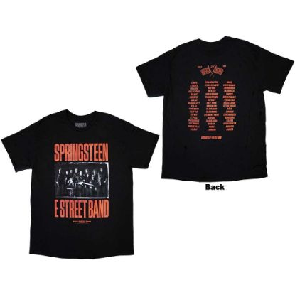 Picture of Bruce Springsteen Unisex T-Shirt: Tour '23 Band Photo Ex-Tour Back Print (Small)
