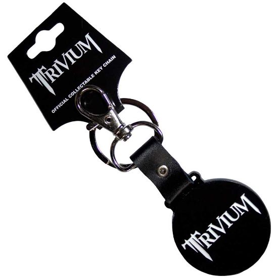 Picture of Trivium Keychain: Classic Logo Mono Circle