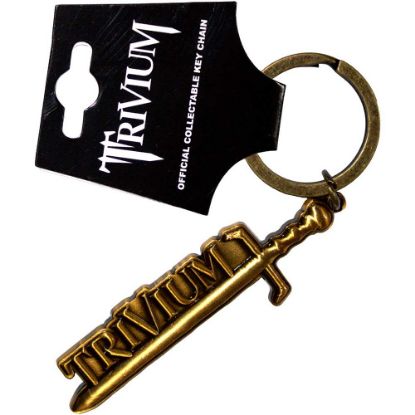 Picture of Trivium Keychain: Gold Sword