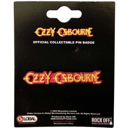 Picture of Ozzy Osbourne Pin Badge: Logo