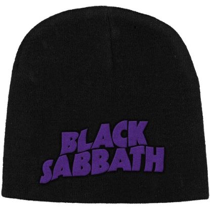 Picture of Black Sabbath Unisex Beanie Hat: Purple Logo