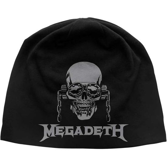 Picture of Megadeth Unisex Beanie Hat: Vic / Logo JD Print