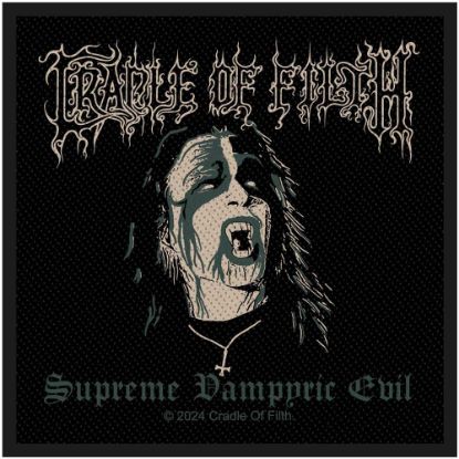 Picture of Cradle Of Filth Woven Patch: Supreme Vampyric Evil (Standard)