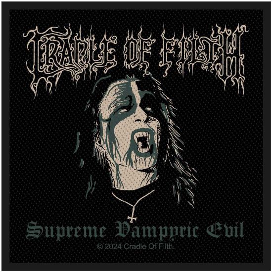 Picture of Cradle Of Filth Woven Patch: Supreme Vampyric Evil (Standard)