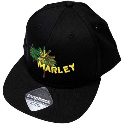 Picture of Bob Marley Unisex Snapback Cap: Palm Trees