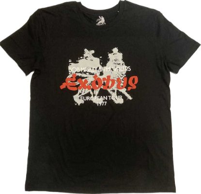 Picture of Bob Marley Unisex T-Shirt: Exodus European Tour '77 Hi-Build