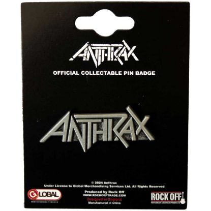 Picture of Anthrax Pin Badge: Logo