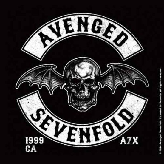 Picture of Avenged Sevenfold Single Cork Coaster: Deathbat Crest Individual