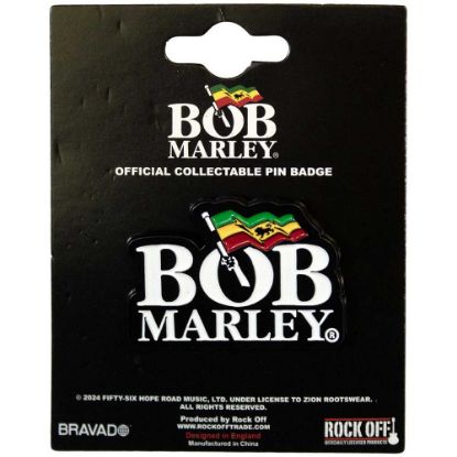 Picture of Bob Marley Pin Badge: Logo