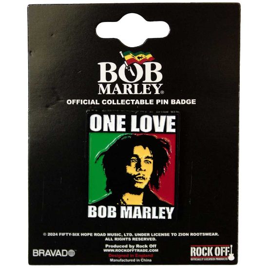 Picture of Bob Marley Pin Badge: One Love