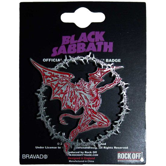 Picture of Black Sabbath Pin Badge: Daemon Ring