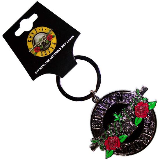 Picture of Guns N' Roses Keychain: Silver Circle Logo