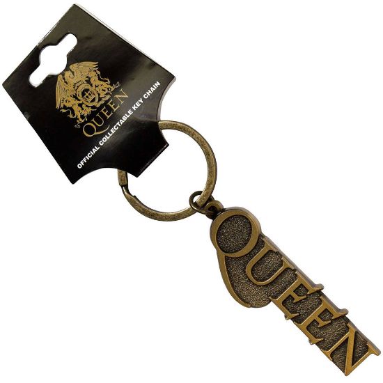 Picture of Queen Keychain: Gold Logo