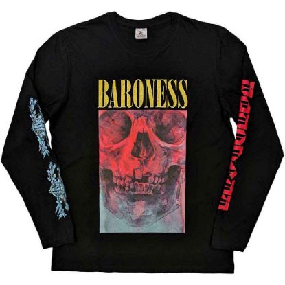 Picture of Baroness Unisex Long Sleeve T-Shirt: Skull Tour Sleeve Print