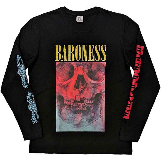 Picture of Baroness Unisex Long Sleeve T-Shirt: Skull Tour Sleeve Print