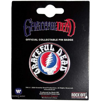 Picture of Grateful Dead Pin Badge: Steal Your Face Logo