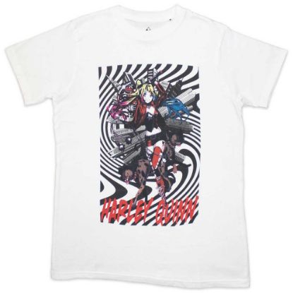 Picture of DC Comics Unisex T-Shirt: Harley Quinn Spiral