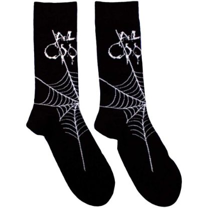 Picture of Alice Cooper Unisex Ankle Socks: Web (UK Size 7 - 11)