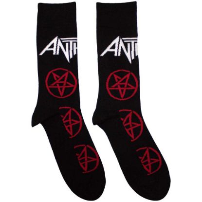 Picture of Anthrax Unisex Ankle Socks: Pentathrax Pattern (UK Size 7 - 11)