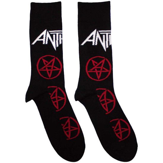 Picture of Anthrax Unisex Ankle Socks: Pentathrax Pattern (UK Size 7 - 11)