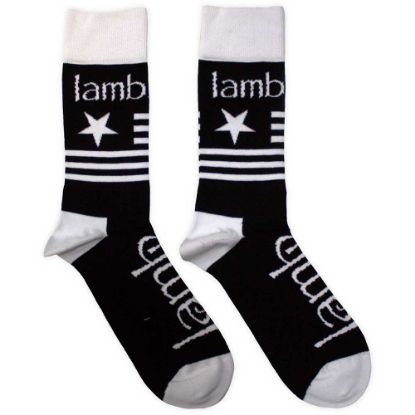 Picture of Lamb Of God Unisex Ankle Socks: Flag (UK Size 7 - 11)