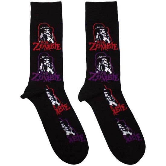 Picture of Rob Zombie Unisex Ankle Socks: Multicolour Repeats (UK Size 7 - 11)